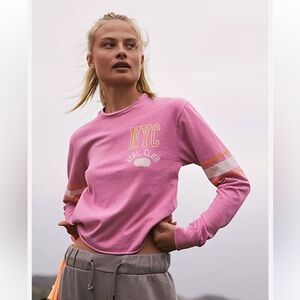 Retrobrand Pink NYC Athletic Club Women's Top from Free People